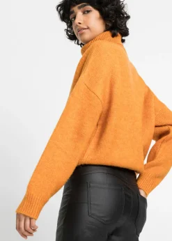 Clearance Pantalón elástico de mezcla de viscosa Mujer Pantalones