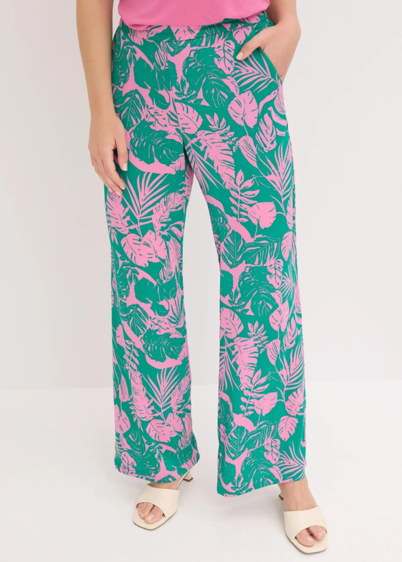 Outlet Pantalón estampado Mujer Pantalones