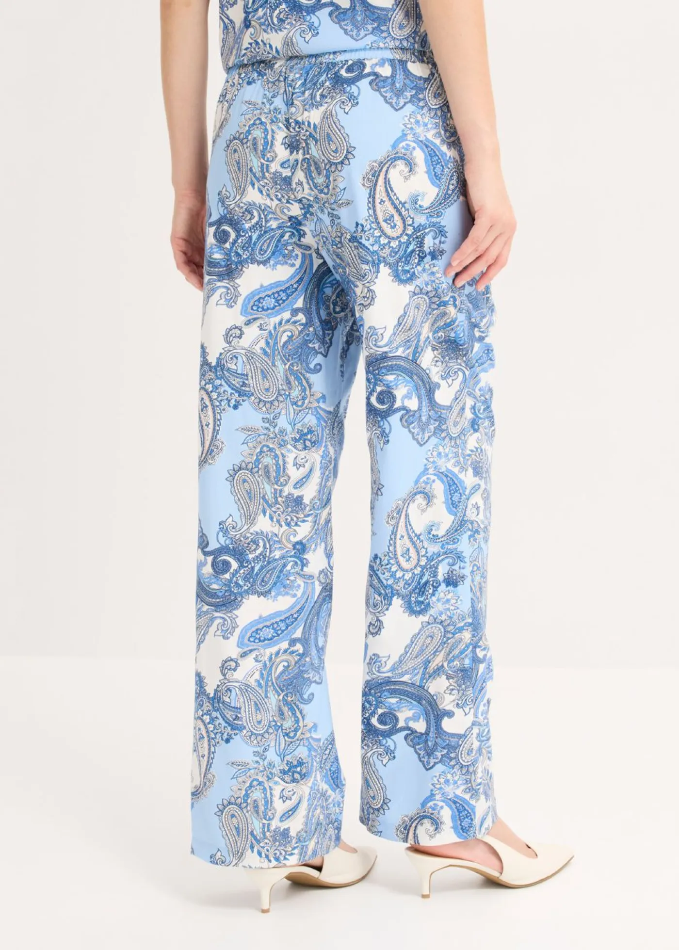 Discount Pantalón estampado de viscosa fluida Mujer Conjuntos De Ropa|Pantalones