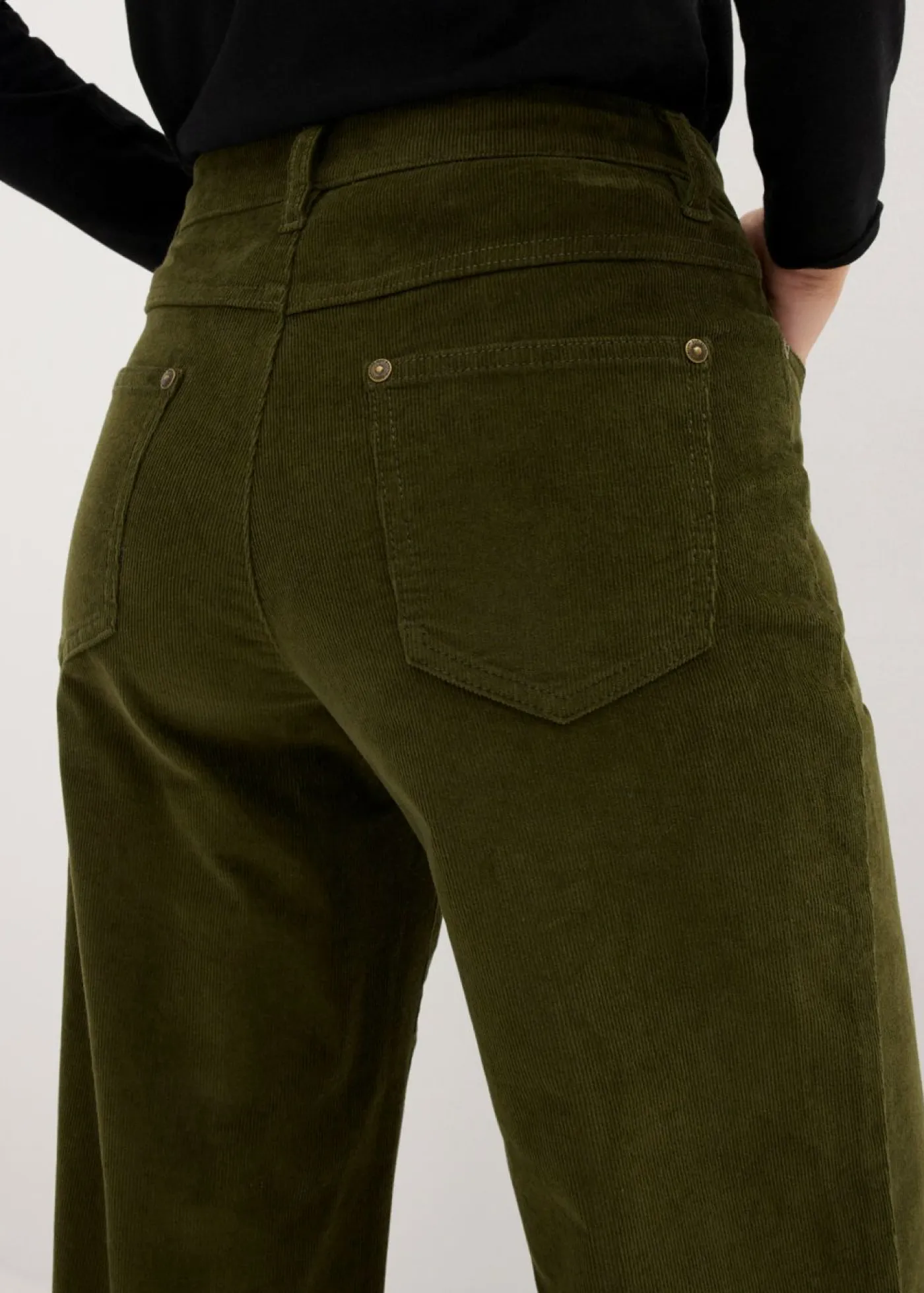 Discount Pantalón estilo Marlene de pana Mujer Pantalones