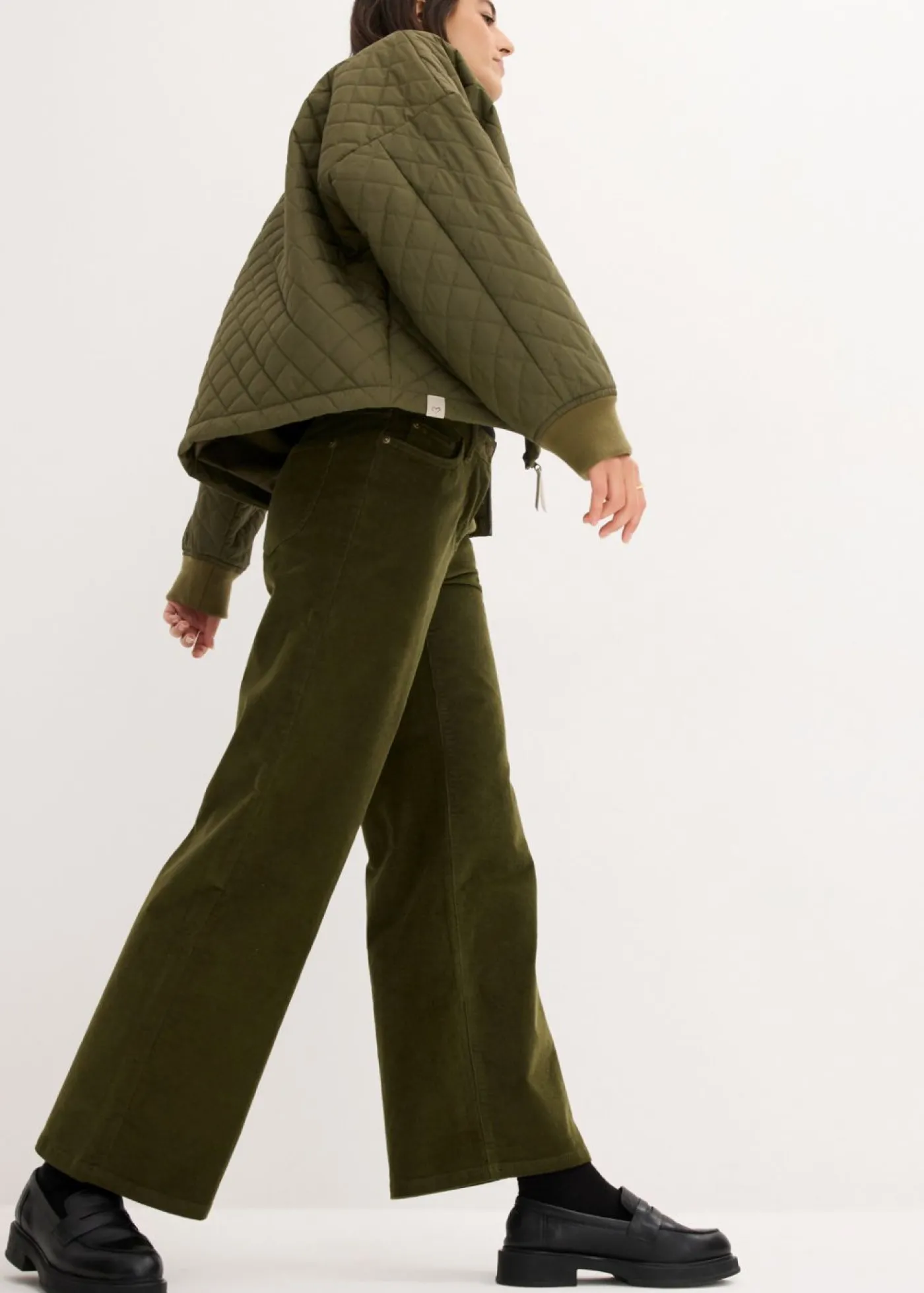 Discount Pantalón estilo Marlene de pana Mujer Pantalones
