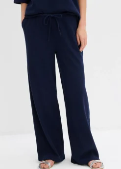 Discount Pantalón estructurado de algodón puro Mujer Pantalones