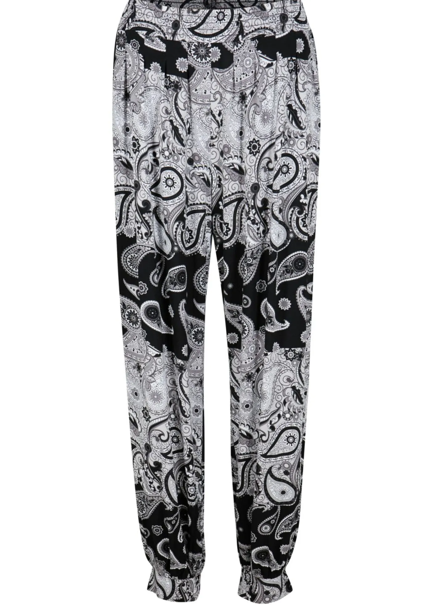 Discount Pantalón harem de punto de mezcla de viscosa fluida Mujer Pantalones
