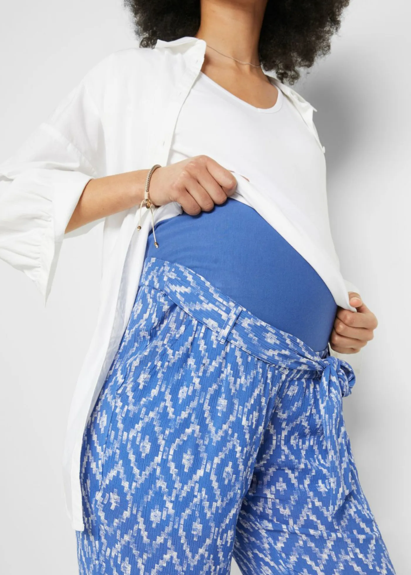 Best Pantalón ligero premamá de viscosa con corte holgado Mujer Premamá