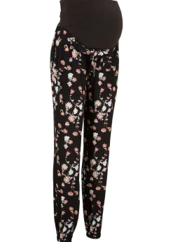 Discount Pantalón ligero premamá de viscosa con corte holgado Mujer Premamá