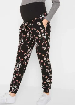 Discount Pantalón ligero premamá de viscosa con corte holgado Mujer Premamá