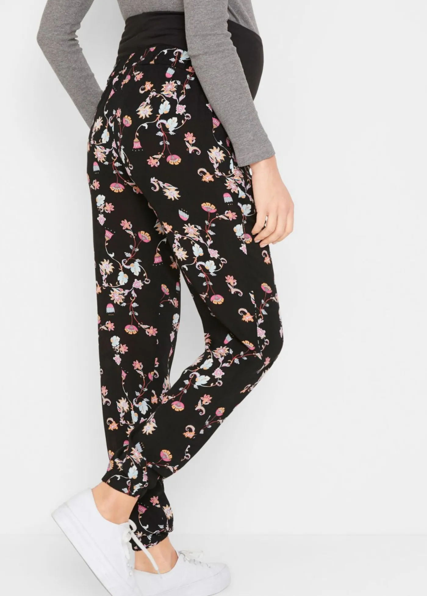 Discount Pantalón ligero premamá de viscosa con corte holgado Mujer Premamá