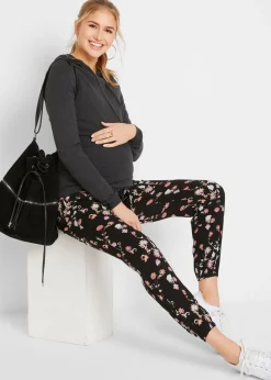 Discount Pantalón ligero premamá de viscosa con corte holgado Mujer Premamá