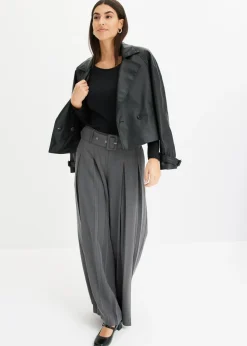 Best Pantalón Marlene ancho con mezcla de viscosa fluida Mujer Pantalones