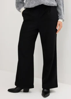 Discount Pantalón Marlene con aspecto de lana Mujer Pantalones