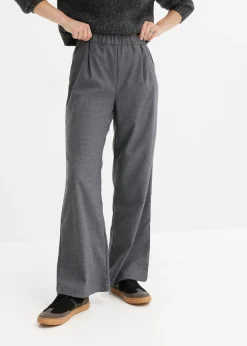 Pantalón Marlene con aspecto de lana Mujer Pantalones