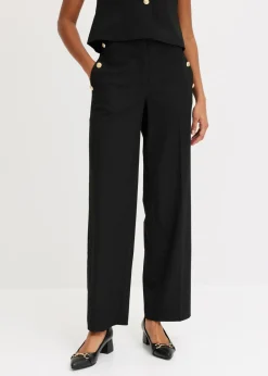 Sale Pantalón Marlene con botones decorativos Mujer Pantalones