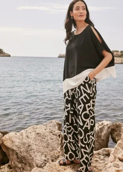 Clearance Pantalón Marlene con cinturón Mujer Pantalones|Tallas Pequeñas