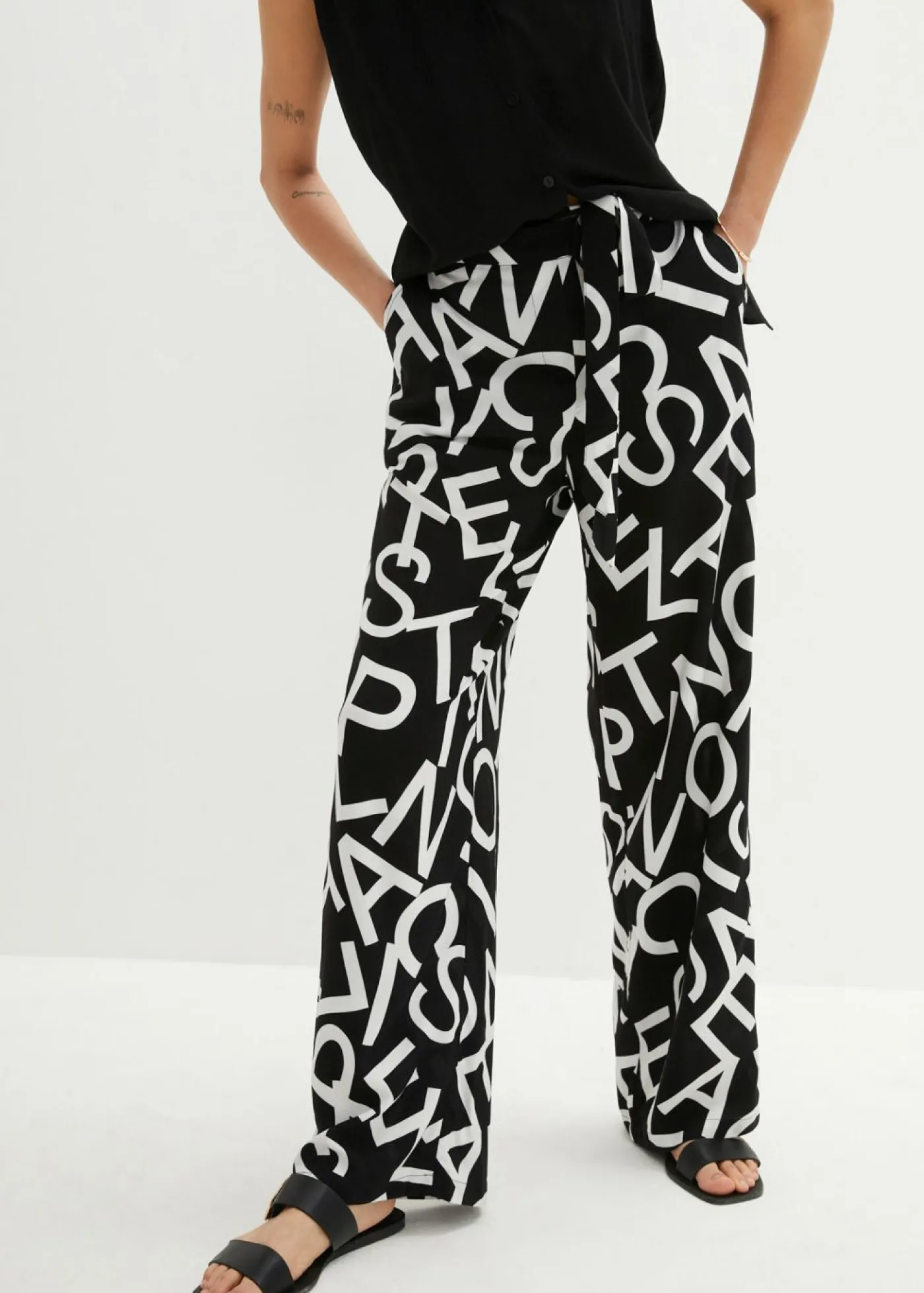Clearance Pantalón Marlene con cinturón Mujer Pantalones|Tallas Pequeñas