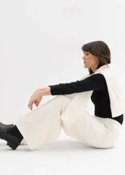 Clearance Pantalón Marlene de cómodo tejido Punto di Roma Mujer Pantalones