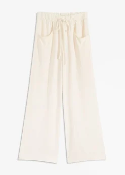 Discount Pantalón Marlene de crepé ligero Mujer Pantalones
