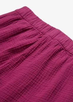 Pantalón Marlene de muselina de algodón Mujer Pantalones|Novedades