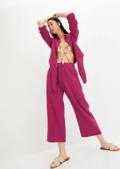 Pantalón Marlene de muselina de algodón Mujer Pantalones|Novedades