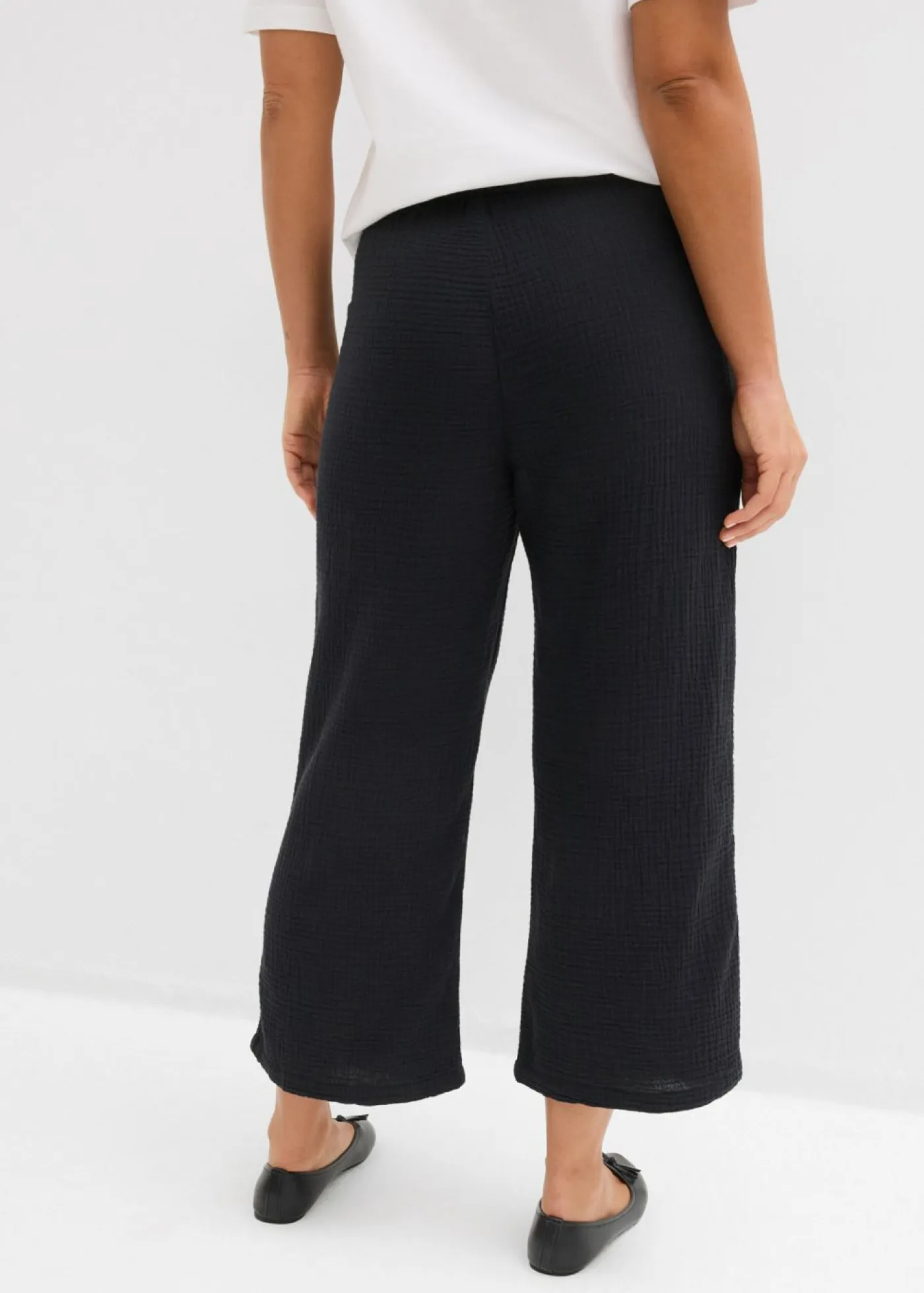Pantalón Marlene de muselina de algodón Mujer Pantalones|Novedades