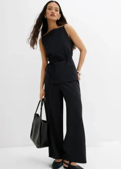Discount Pantalón Marlene de piqué Mujer Esenciales|Conjuntos De Ropa