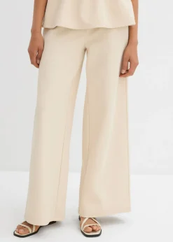Outlet Pantalón Marlene de piqué Mujer Conjuntos De Ropa|Esenciales