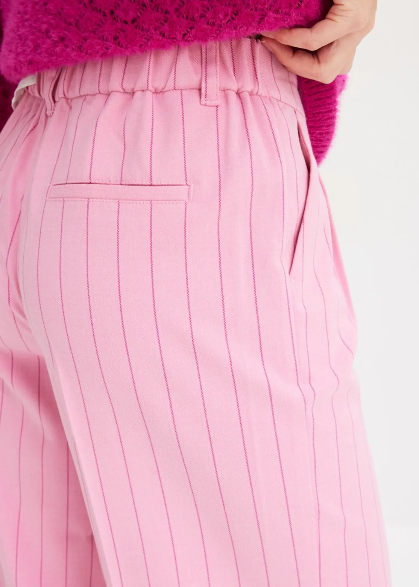 Clearance Pantalón Marlene de raya diplomática Mujer Pantalones
