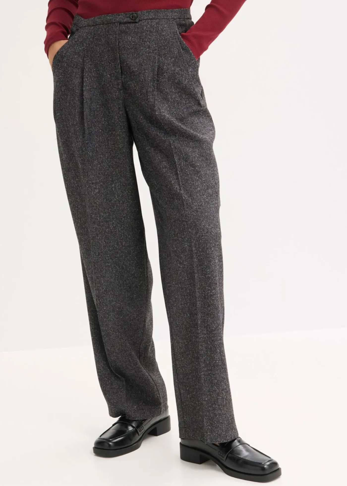 Pantalón Marlene de suave mezcla de viscosa Mujer Esenciales|Pantalones