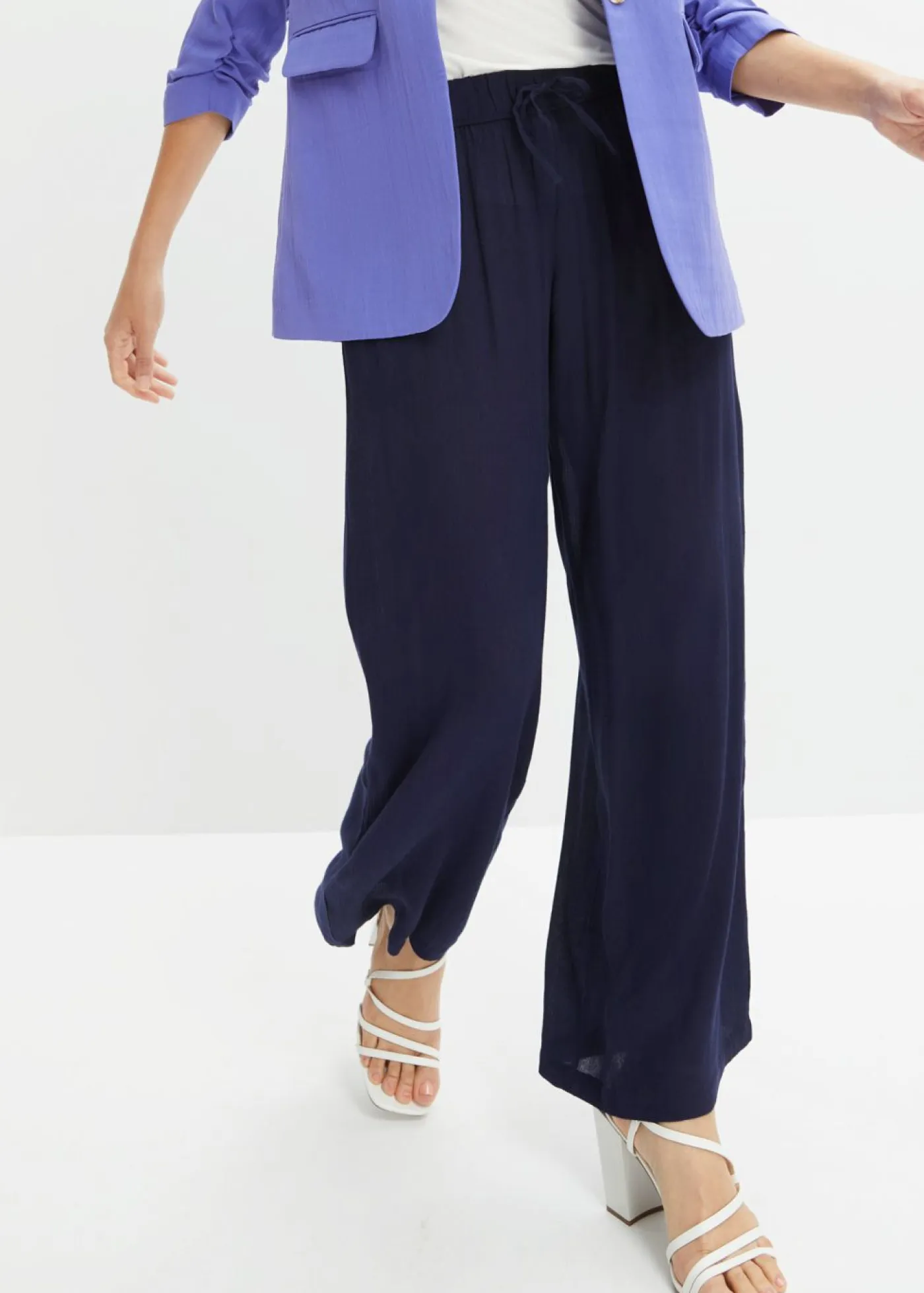 Discount Pantalón Marlene de viscosa fluida Mujer Pantalones|Novedades