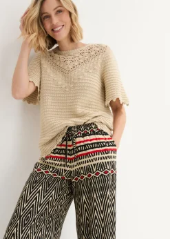 Online Pantalón Marlene de viscosa fluida Mujer Pantalones