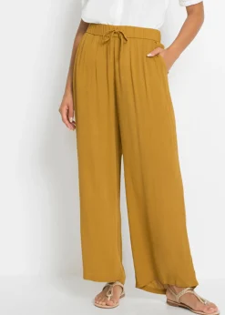 Online Pantalón Marlene de viscosa fluida Mujer Pantalones|Novedades