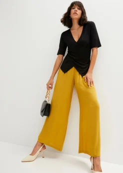 Online Pantalón Marlene de viscosa fluida Mujer Pantalones|Novedades
