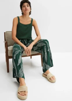 Clearance Pantalón Marlene de viscosa Mujer Pantalones