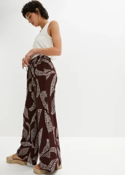 Outlet Pantalón Marlene de viscosa Mujer Pantalones