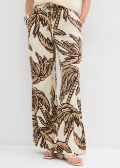 Discount Pantalón Marlene de viscosa fluida Mujer Pantalones