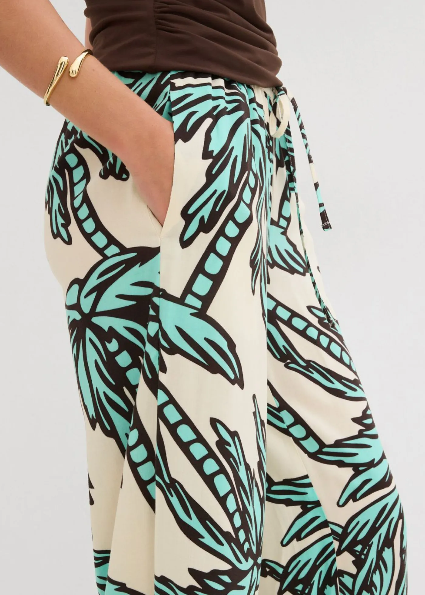 Online Pantalón Marlene de viscosa fluida Mujer Pantalones