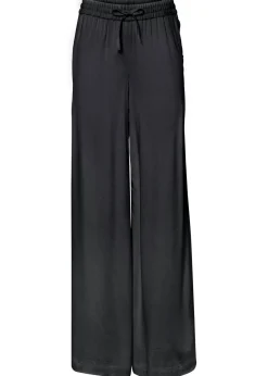 Online Pantalón Marlene de viscosa ligeramente brillante Mujer Esenciales|Pantalones