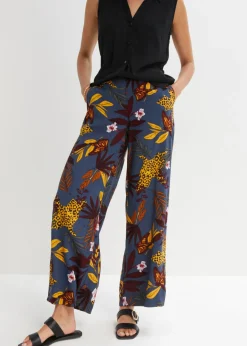 Discount Pantalón Marlene de viscosa pura Mujer Pantalones