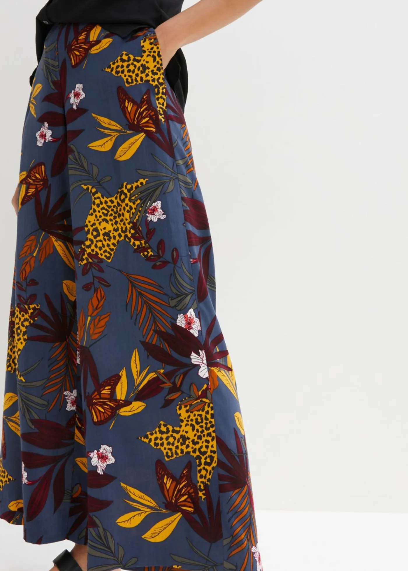Discount Pantalón Marlene de viscosa pura Mujer Pantalones