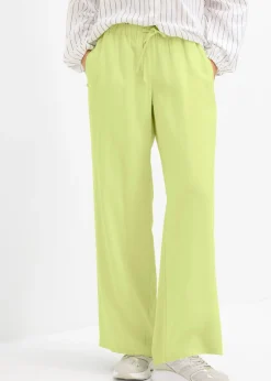 Outlet Pantalón Marlene de viscosa fluida Mujer Pantalones