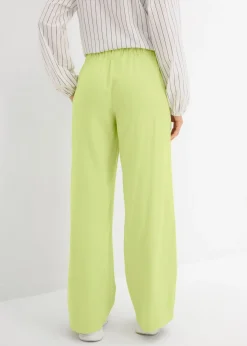 Outlet Pantalón Marlene de viscosa fluida Mujer Pantalones