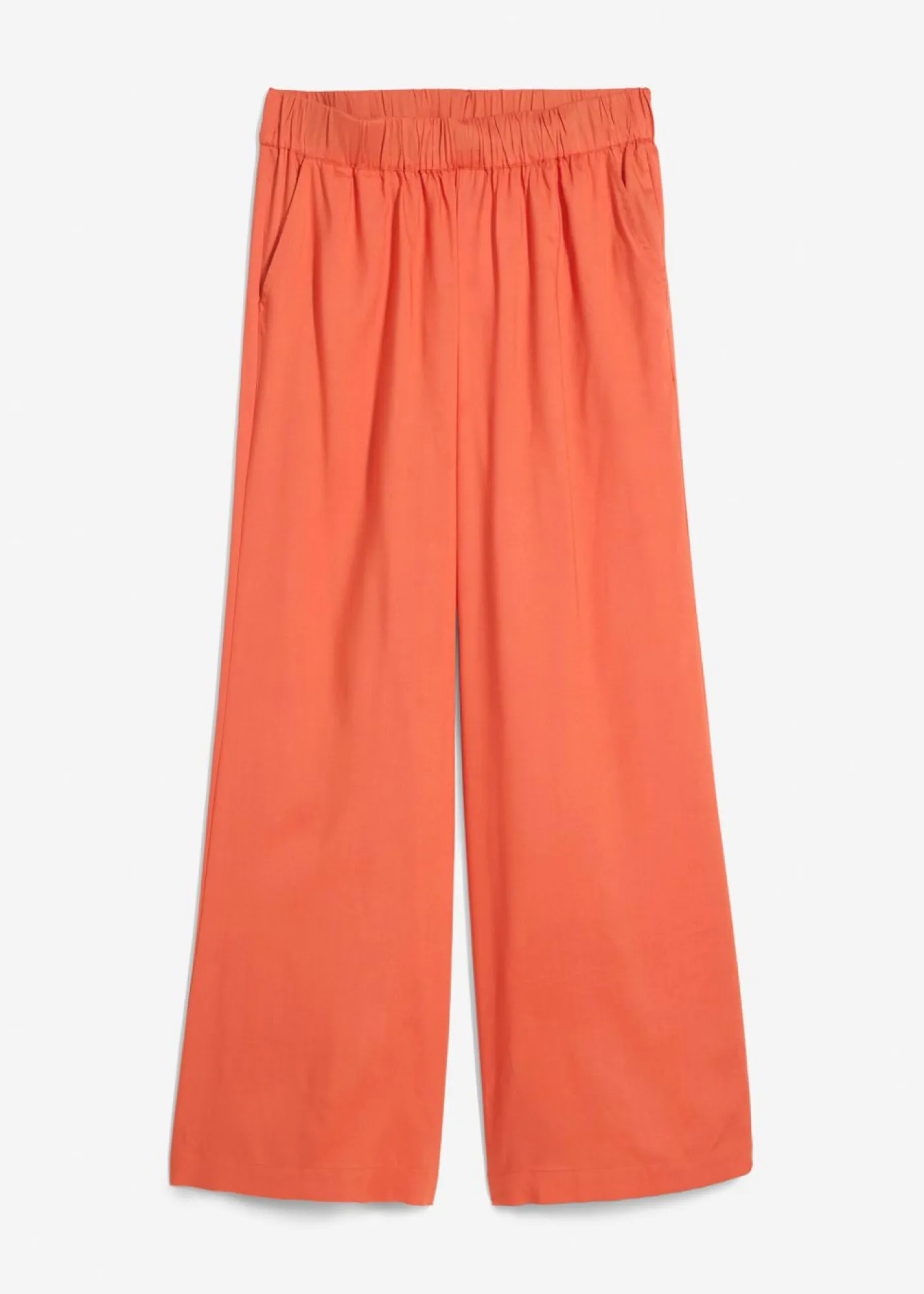 Best Pantalón palazzo ancho con cintura cómoda Mujer Pantalones