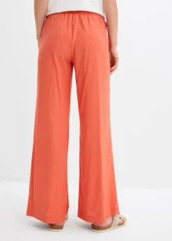 Best Pantalón palazzo ancho con cintura cómoda Mujer Pantalones