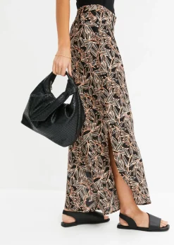 Best Pantalón palazzo con abertura Mujer Pantalones