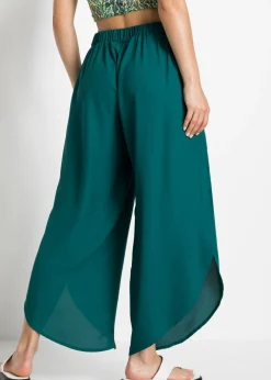 Discount Pantalón palazzo con abertura Mujer Pantalones