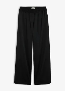Outlet Pantalón palazzo con cintura cómoda Mujer Pantalones
