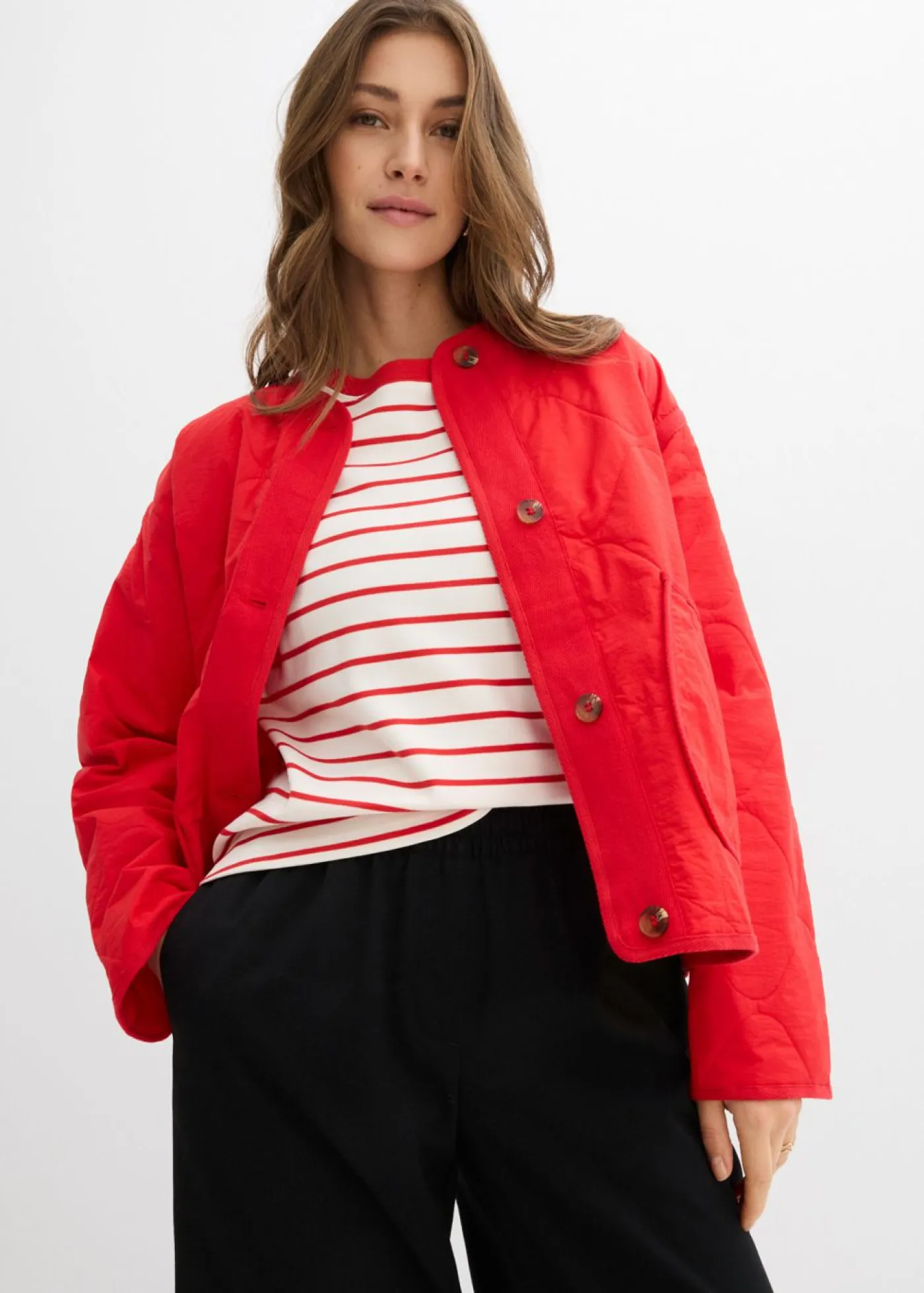 Outlet Pantalón palazzo con cintura cómoda Mujer Pantalones