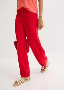 New Pantalón palazzo con cintura cómoda Mujer Pantalones