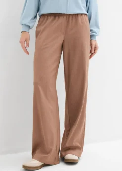 New Pantalón palazzo con cintura cómoda Mujer Pantalones
