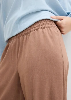 New Pantalón palazzo con cintura cómoda Mujer Pantalones