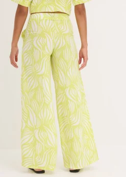 Best Pantalón palazzo con cintura cómoda Mujer Pantalones